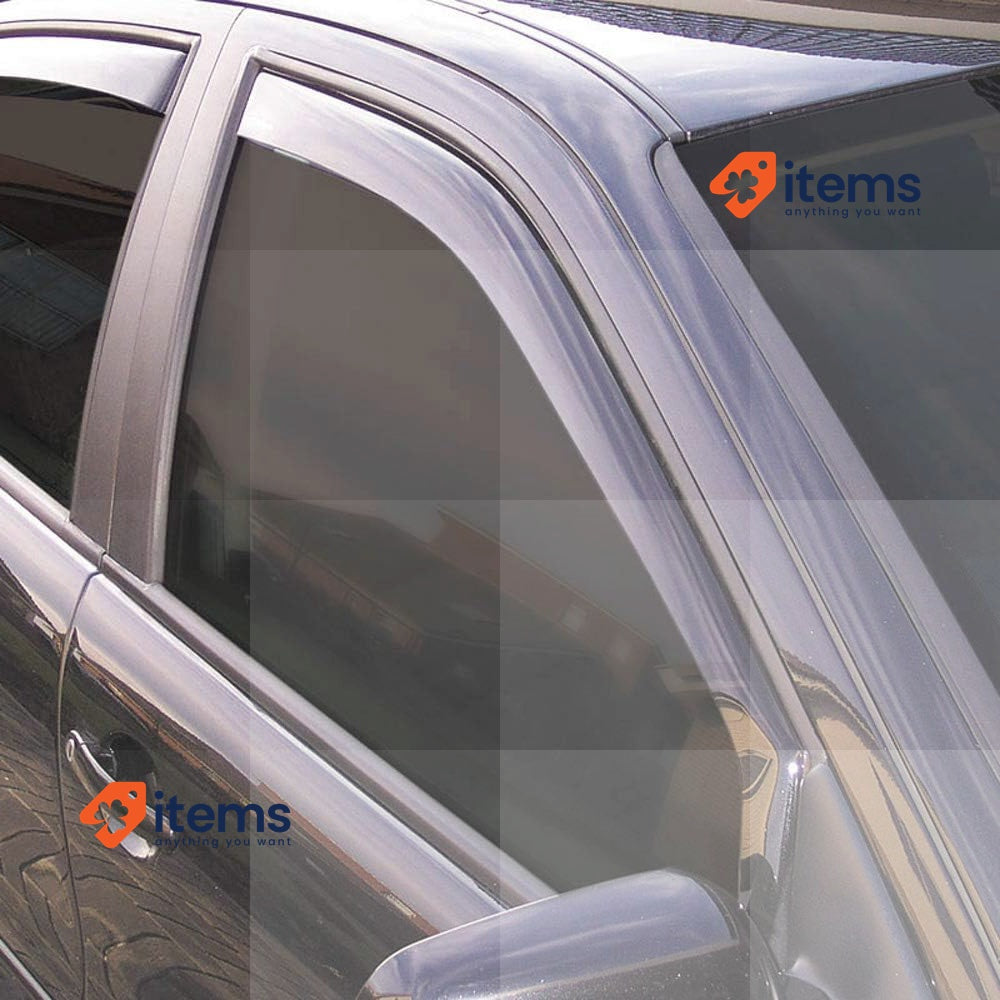 Climair Car Comfort Window Visors Dark Compatible With Mazda CX - 30 2019 Black
