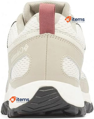Columbia Women's Granite Trail Waterproof Hiking Shoe Titanium X Red Onion Grey