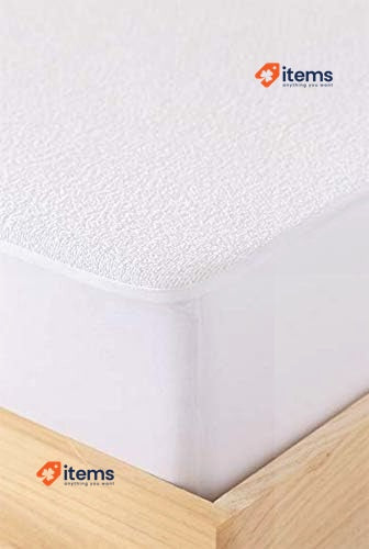 Todocama Adjustable Terry Waterproof Breathable Mattress120 X 190cm White 200 cm