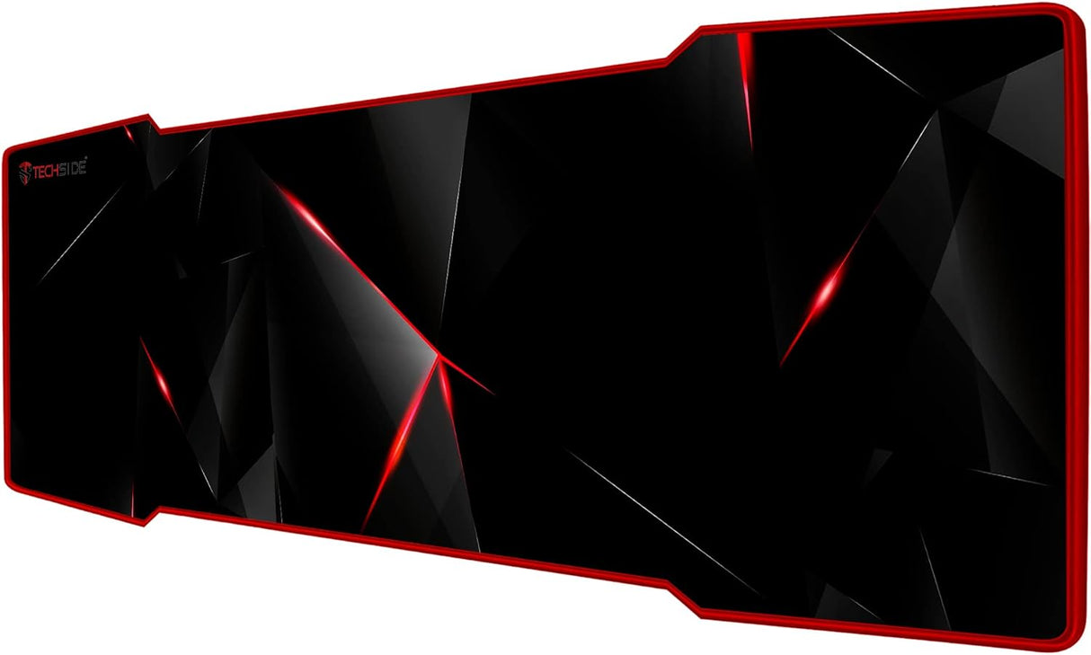 TechSide Gaming Mat Special Shape XL Black/Red