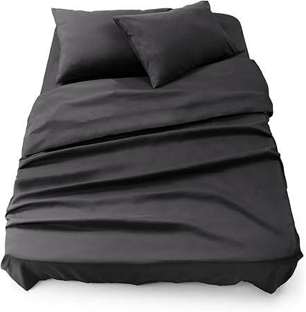 Blumtal Bedding 4 Piece Bed Sheet Set Dark Ocean Blue