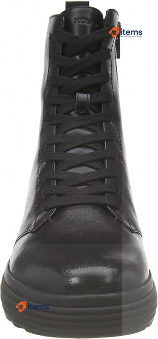 Geox Women s D Phaolae Leather Boot Lightweight Black, Size 9 UK (41 EU) Woman