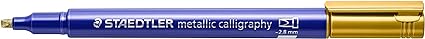 STAEDTLER 8325 TB10 Design Journey Metallic Calligraphy Pens - (Pack of 10)