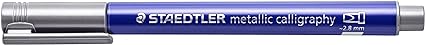 STAEDTLER 8325 TB10 Design Journey Metallic Calligraphy Pens - (Pack of 10)
