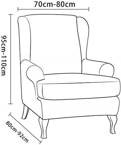 E EBETA Velvet Optic Armchair Cover, Armchair Throws White