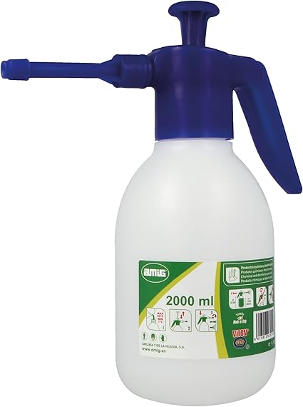 amig Fully Airtight 2 Litre Pre-Pressure Chemical Sprayer, White