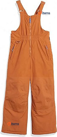 Amazon Essentials Boys Water-Resistant Snow Bib Light Brown 9 Years Boys'