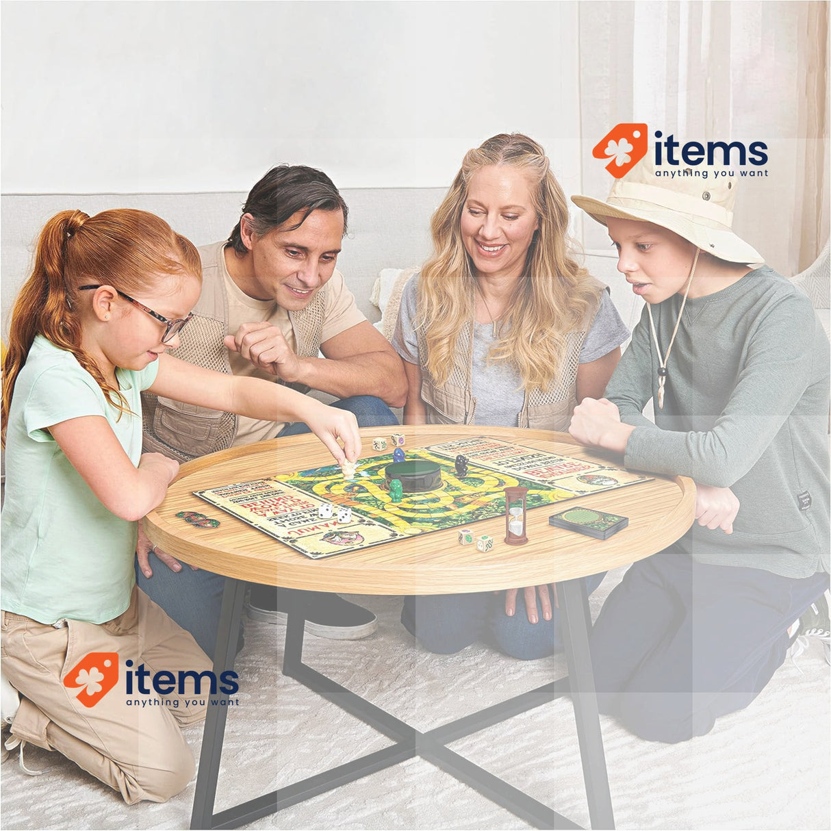 spin-master- JUMANJI IN Legno Total Refresh Table Games, Multicolor