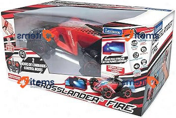 Lexibook RC60, Crosslander Fire, car, up to 12km/h, 4 wheel drive Red LEXIBOOK