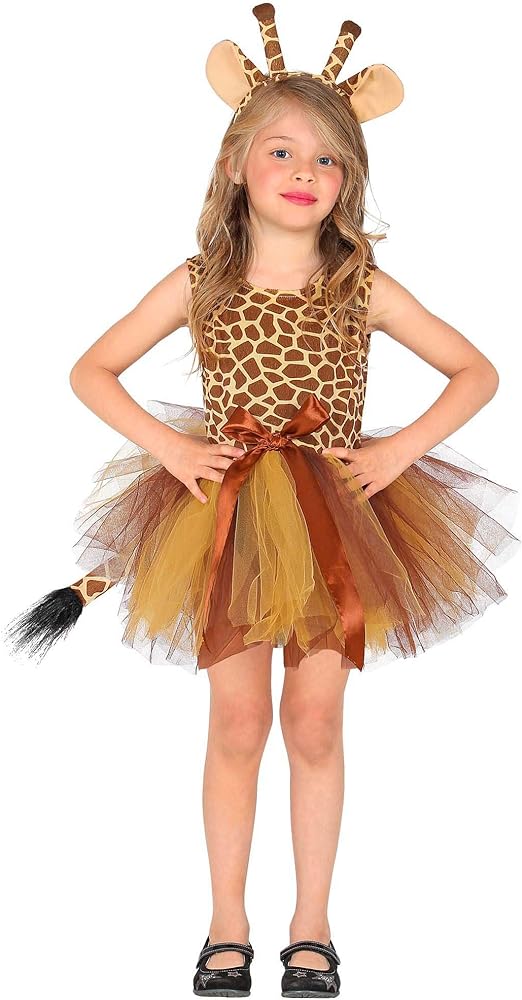 GIRAFFE Tutu Dress, headpiece