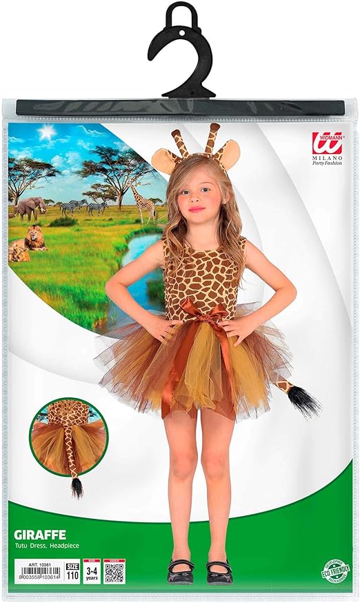 GIRAFFE Tutu Dress, headpiece
