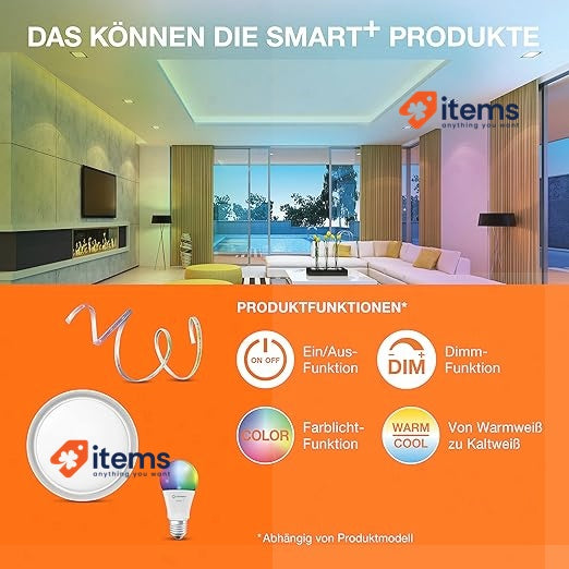 LEDVANCE Smart LEDLamp with WiFi Technology, Base: E27 Warm White (2700K) 60 W