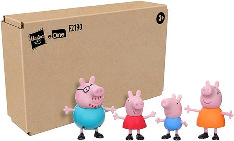 Peppa Pig Toys Peppa's Family, Set of 4 Figures, Kids Toys