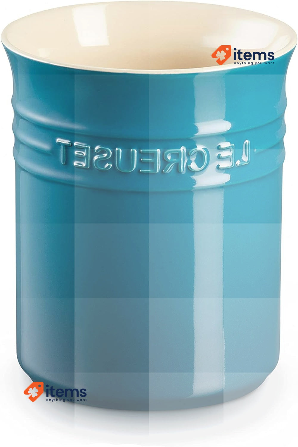 Creuset Pot In Ustensiles, 1.1L, Ceramic, Deep Twal, 71501116320001 - 1.1 L Teal