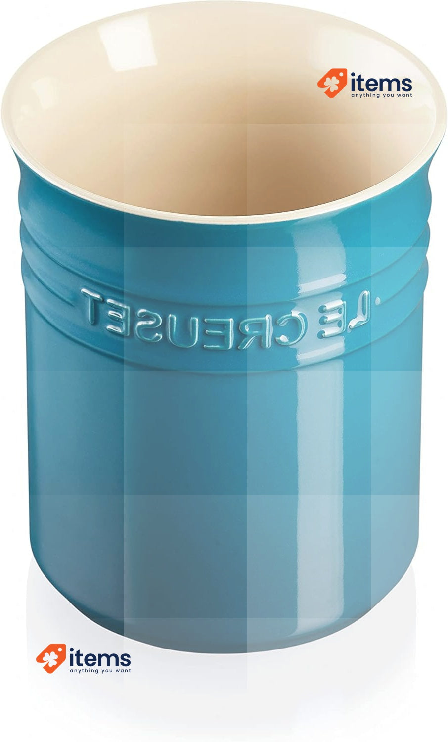 Creuset Pot In Ustensiles, 1.1L, Ceramic, Deep Twal, 71501116320001 - 1.1 L Teal