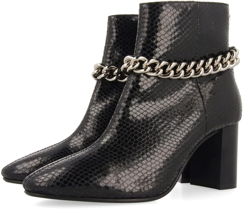 GIOSEPPO Women's VOI Oxford Court Boot Leather Black