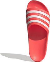 adidas Unisex Adilette Aqua Shower & Bathing Shoes Red White, Size 6 UK (39 EU)