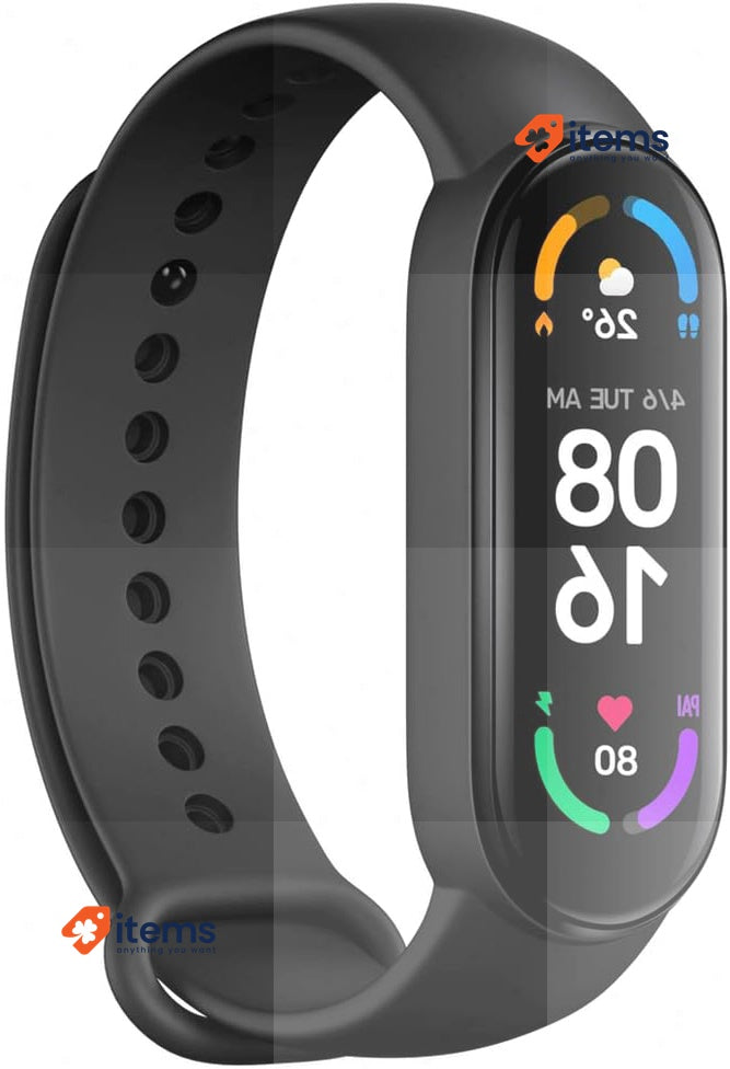 Xiaomi Mi Smart Band 6-1.56'' AMOLED Touch Screen, SPO2 Black