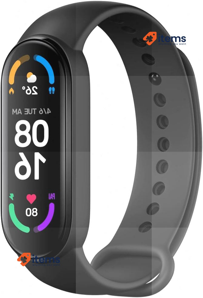 Xiaomi Mi Smart Band 6-1.56'' AMOLED Touch Screen, SPO2 Black