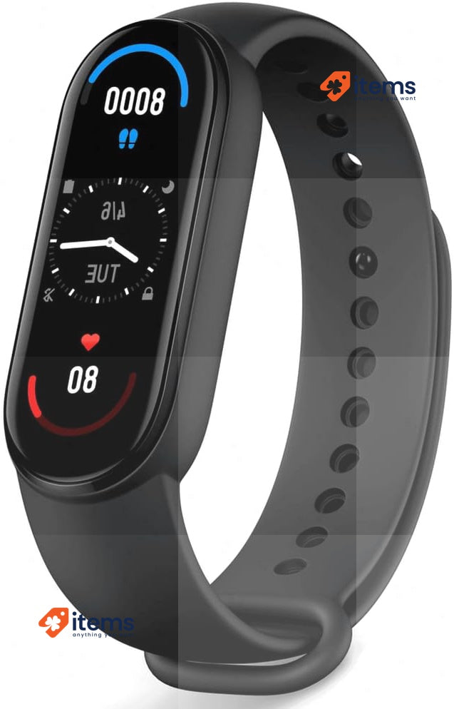 Xiaomi Mi Smart Band 6-1.56'' AMOLED Touch Screen, SPO2 Black