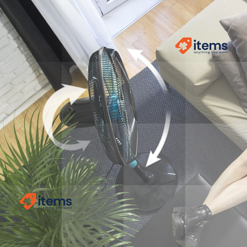 Cecotec EnergySilence 510 Pedestal Fan 40 W 5 Blades 40 cm Black 135 cm Copper