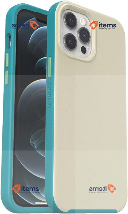 Otterbox Slim Case for Apple iPhone 12 Pro Max - Marsupial Beige/Teal Ultra-Slim