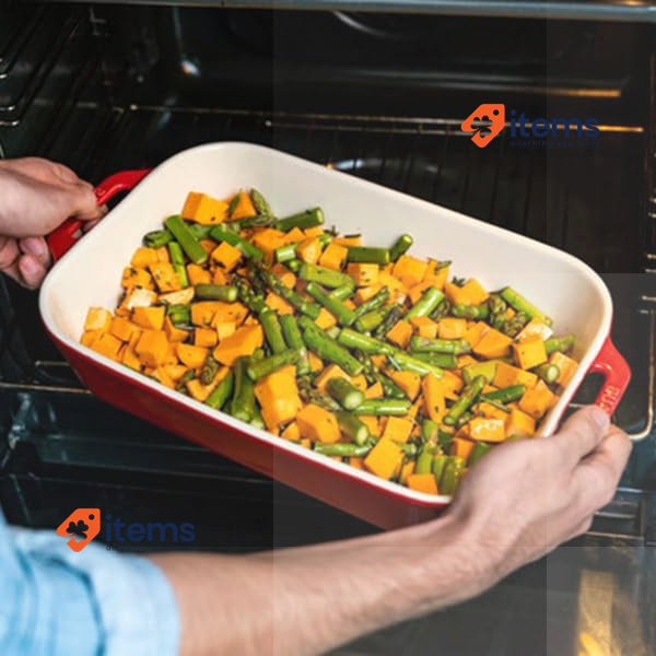 STAUB 40508-627 Ceramic Oven Dish Set 2 (20 x 14 + 20 x 27) Cherry Red