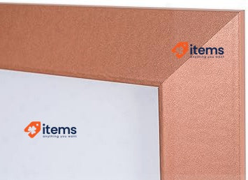 Bi-Office Kamashi Magnetic Whiteboard, MDF Copper Colere Frame, 90x60cm Erasable