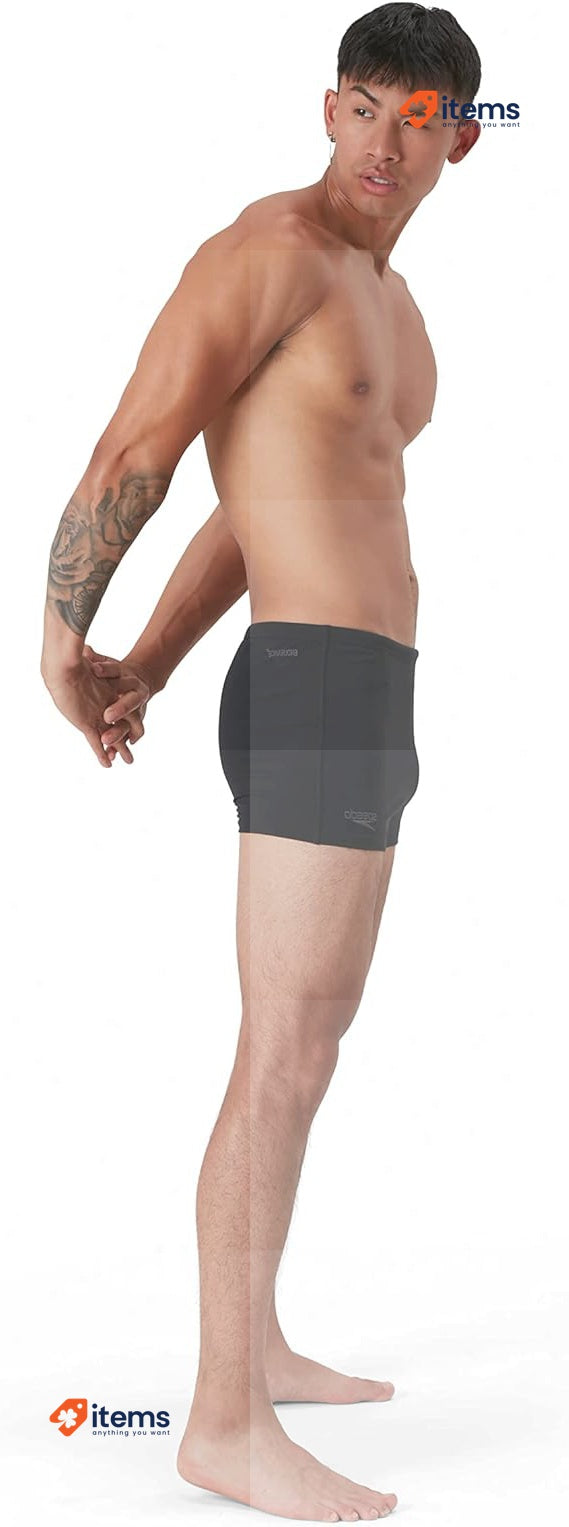 Speedo ECO Endurance+ Aquashort Black Men S Swimming Trunks Chlorine Resistant