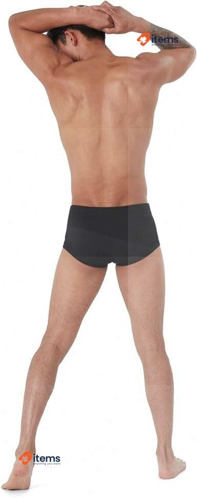Speedo Men s Eco Endurance+ 17cm Swim Briefs, Black 3XL - Size 42UK (105cm), 9DE