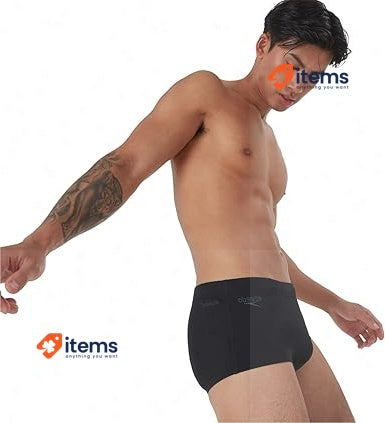 Speedo Men s Eco Endurance+ 17cm Swim Briefs, Black 3XL - Size 42UK (105cm), 9DE