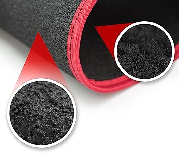 Pool Line 610304 JGO Premium Carpet Mats Heel Protector Rubber - Black