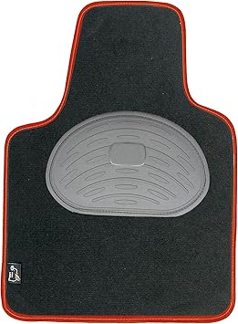 Pool Line 610304 JGO Premium Carpet Mats Heel Protector Rubber - Black
