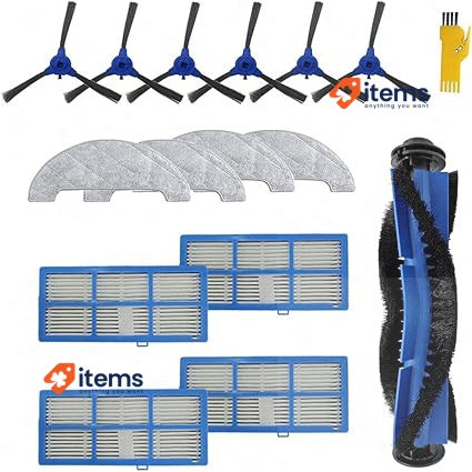 MIKONG Proscenic 850T Robot Vacuum Cleaner Spare Parts Accessory Kit 15 Packs
