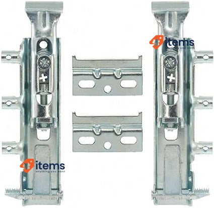 Syskor 2 Sets Adjustable Hidden Wardrobe, Kitchen Furniture Concealed Hanger For