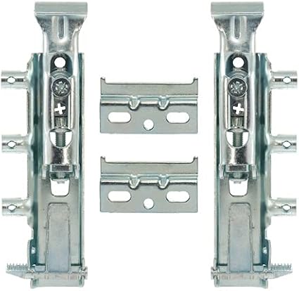 Syskor 2 Sets Adjustable Hidden Wardrobe White Lids