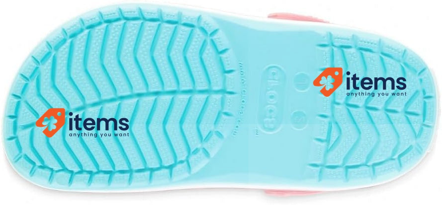 Crocs Unisex Kid's Crocband Clog K Blue/White Size UK 7 1/2 EU 38 Kids Clogs Ice