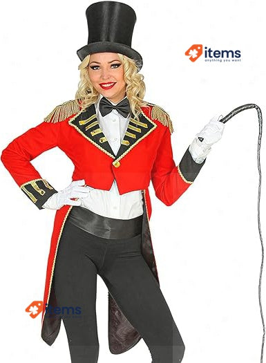 Widmann - Circus Director Costume, Frack Parade Carnival Theme Party Clothing S