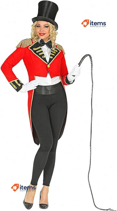 Widmann - Circus Director Costume, Frack Parade Carnival Theme Party Clothing S