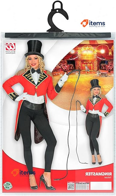 Widmann - Circus Director Costume, Frack Parade Carnival Theme Party Clothing S