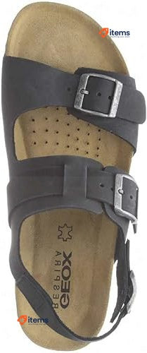 Geox Men U Sandal Ghita For Synthetic Black UK 6 EU 39 Man Sandals Geox Mens
