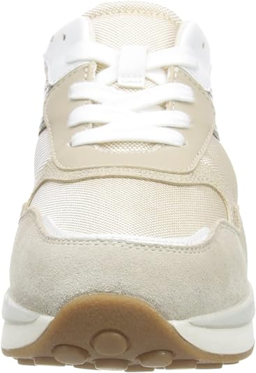 Geox Women's D Runntix B Synthetic Sneakers Lt Gold Lt Taupe, Size 7 UK (40 EU)