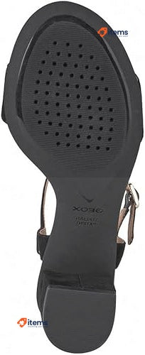 Geox D Women's Aurely 50 B Sandals Black Size UK 4 EU 37 Shoes Women Clothes