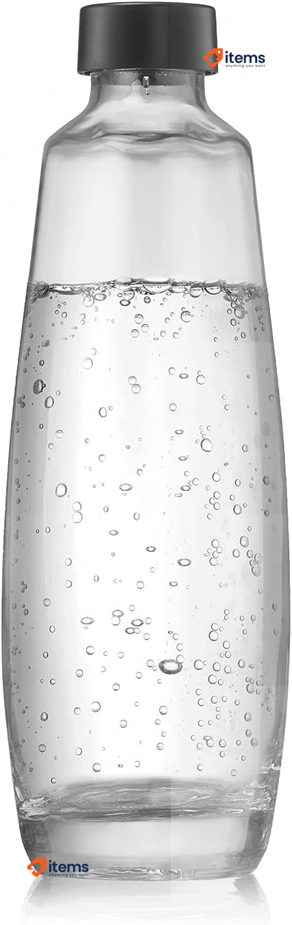 SodaStream glass bottle 1L, suitable for SodaStream DUO & E-DUO, 1pack