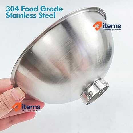 Edipets, Cat Dog Pet Feeder Double Stainless Steel Bowl Medium Silver Angle 0