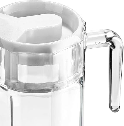 VILDE Glass Carafe with Lid and Spout, 1.5 litres Transparent