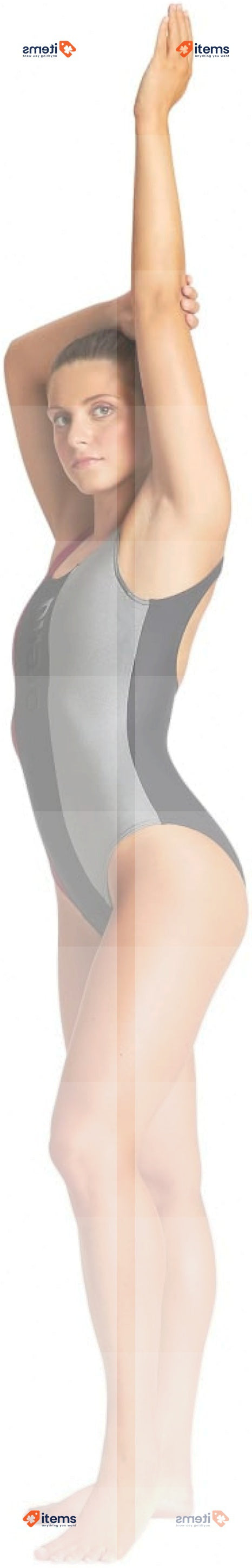 Arena Women's Just O Back One Piece Black Red Asht, 38