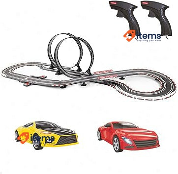 ColorBaby Speed&GO - Speed & go-Track Slot w/Two Cars Racing USB Cable (45592)
