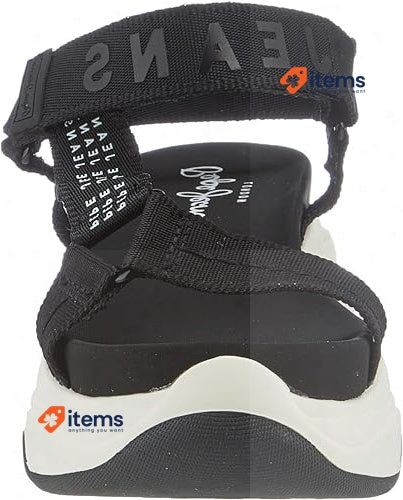 Pepe Jeans Women s Grub Logo Fisherman Slip On Sandal Black, Size 8UK (41EU)