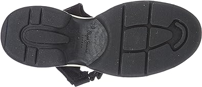 Pepe Jeans Women's Grub Logo Fisherman Slip On Sandal Black, Size 6 UK (41 EU)
